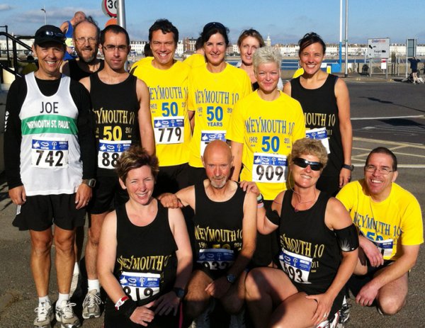 WSPH Roadrunners at the Weymouth10 in 2011 WSPH Roadrunners at the Weymouth10 in 2011