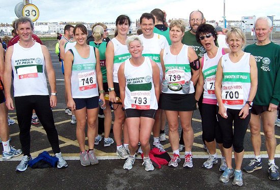 Weymouth 10 Mile Race Runners